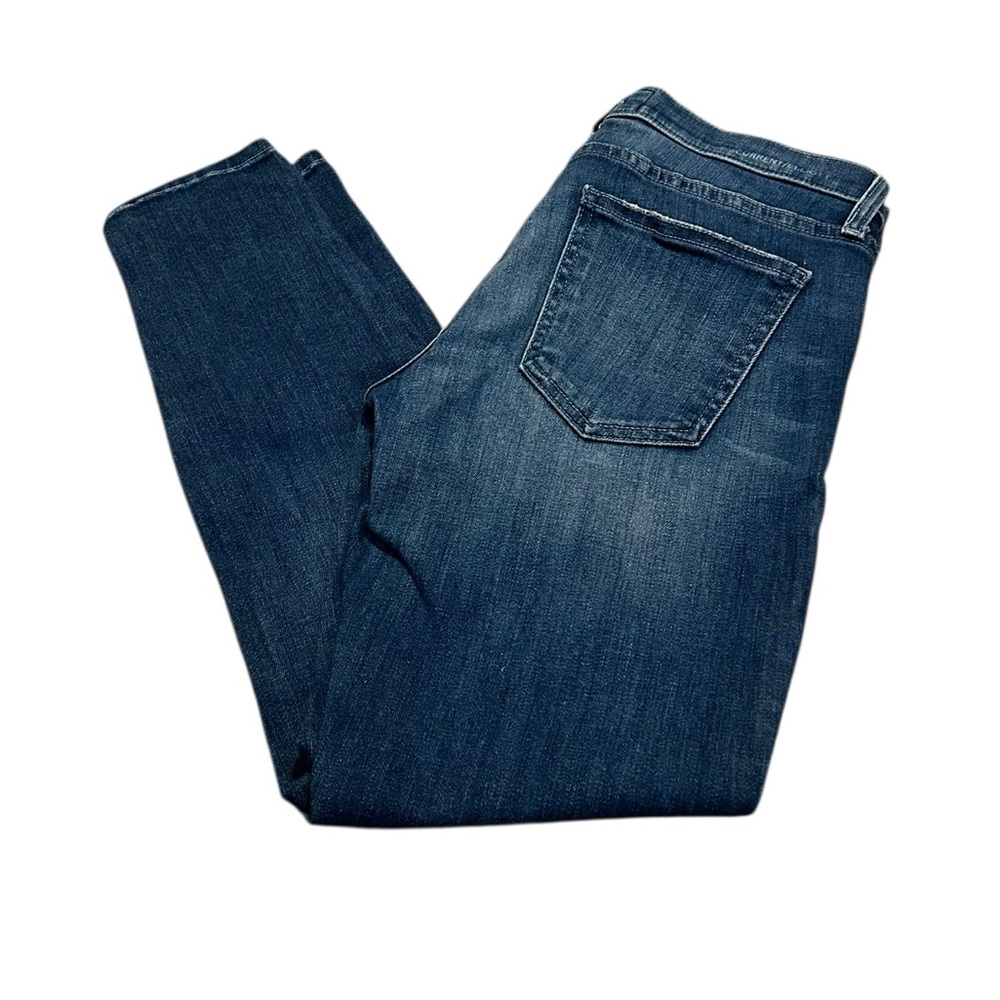 CURRENT/ELLIOTT stiletto jeans in Sahara destroy